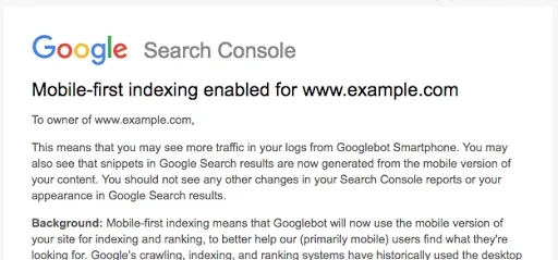 Google在2018年推出的行動優先索引(Mobile-First Indexing)演算法更新