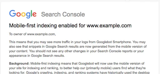 Google在2018年推出的行動優先索引（Mobile-First Indexing）演算法更新